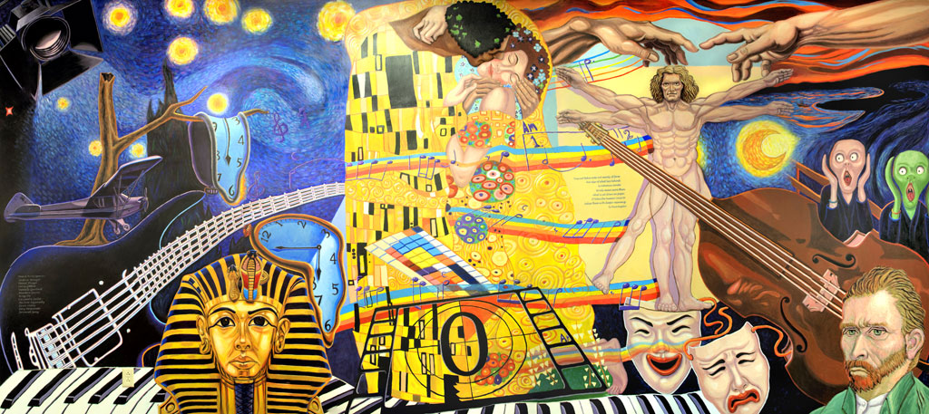 Blaisdell Hall: The Arts Mural preview