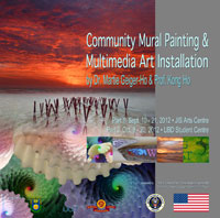 Cover of Community Mural Painting and Multimedia Art Installation