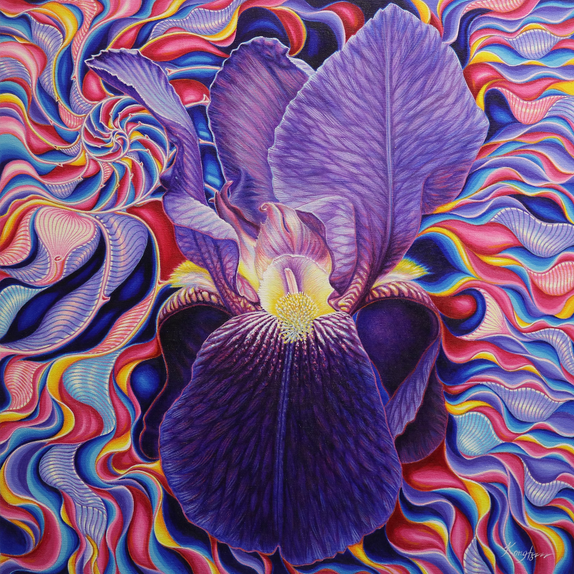 Dilatation of Botanical Color, 2021, by Kong Ho