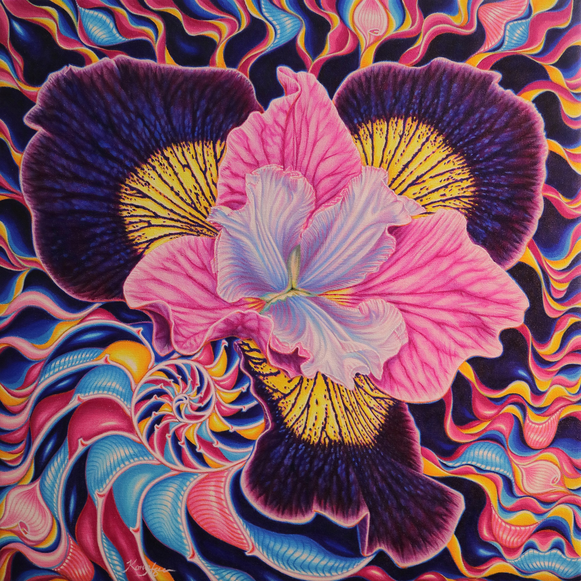 The Iris Is the Aperture of Meaning, 2022, by Kong Ho