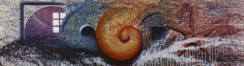 The Light of Space-Time, 1993, by Kong Ho