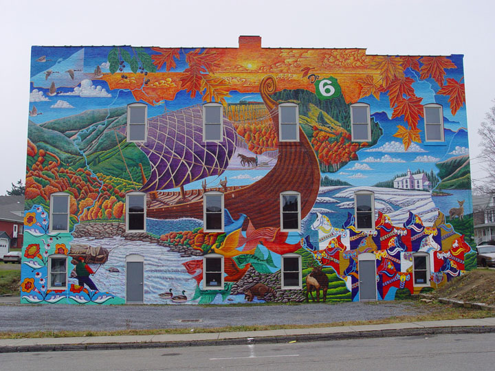 Mt. Jewett Heritage Mural preview