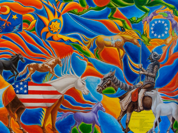 2004 International VSA Arts Festival Mural: Odyssey: Dare to Imagine — Detail