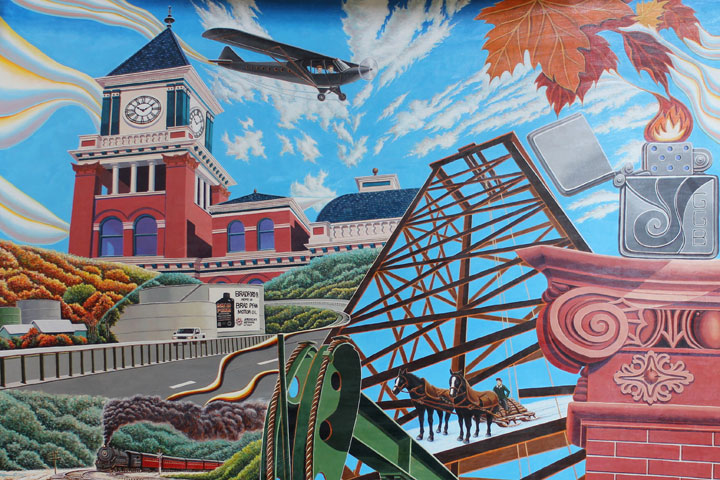 Old City Hall Historical Mural — Detail