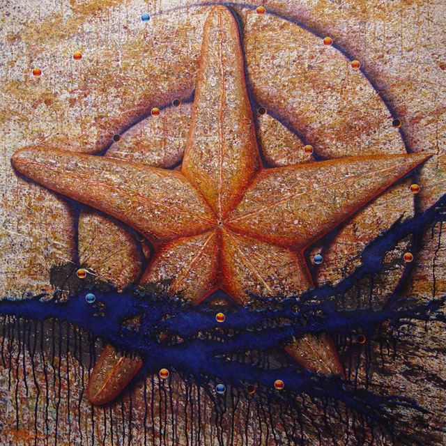 A Stone on the Water III, 1992, by Kong Ho