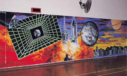 Tam Lee Lai Fun Memorial School Mural — Wall 2