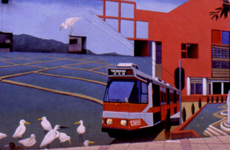 Tin Yiu (II) Estate Mural — Detail