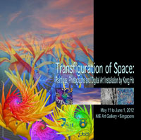 Cover of Transfiguration of Space: Paintings, Photographs and Digital Art Installation