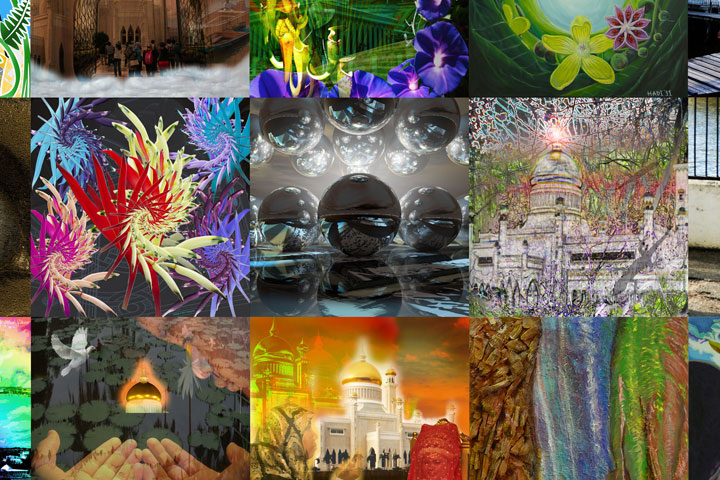 Visions of Brunei: A Cultural Free-to-All Visual Experience of Digital Hybrid Mural — Detail